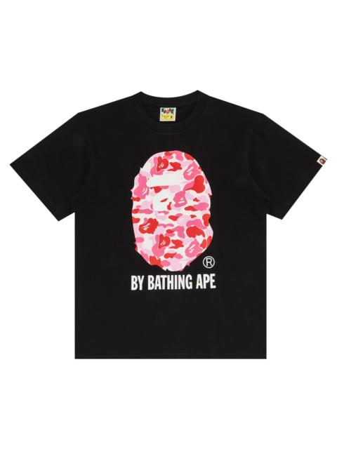 A BATHING APE® BAPE ABC Camo Tee 'Black/Pink'