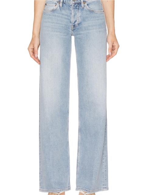 RE/DONE Mid Rise Wide Leg Jeans
