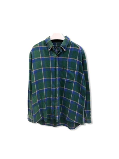 Other Designers Kangol - Vintage Kangol Plaid Tartan Flannel Shirt 👕