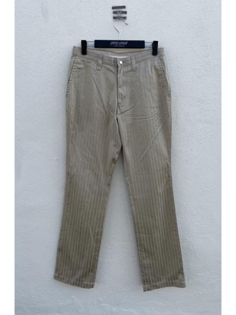 Other Designers Designer - De Plus Tete Homme Striped Pants