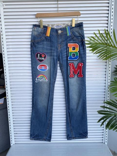 Other Designers Japanese Brand × Vintage - Vintage Blue Moon Printed Denim / Undercover Issey Yohji