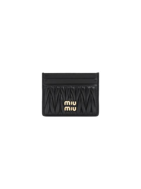 Miu Miu Miu Miu Lamb Leather Cardholder Women
