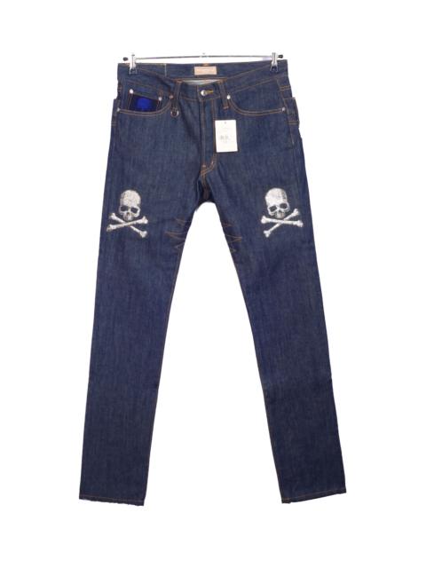 mastermind JAPAN Mastermind Japan Rhinestone Mainline 14SS Gold Isetan On Jeans