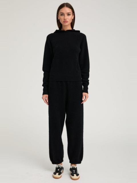 SPRWMN BLACK CASHMERE SWEATPANTS