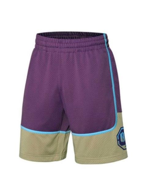 Li-Ning Li-Ning XLARGE x BadFive Logo Basketball Shorts 'Purple' AAPP441-1