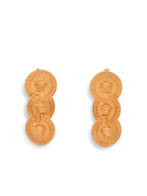 VERSACE Versace Tribute Brass Earrings Gold Women