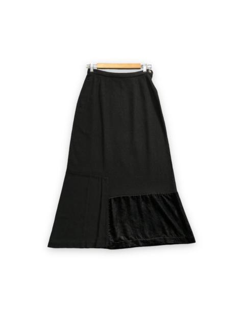AD1999 Comme Des Garcons Junya Maxi Reconstructed Wool Skirt