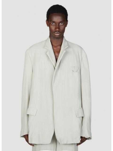 Bottega Veneta Men Light Wool Silk Mouline Blazer