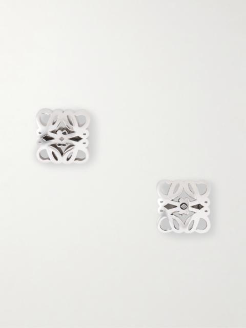 Loewe Bombe Anagram Silver Earrings