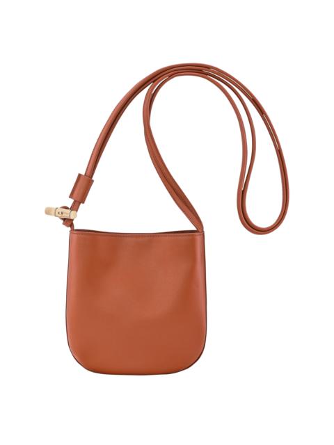 Longchamp Le Roseau S Crossbody bag Bark - Leather