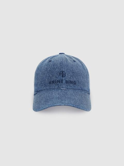 ANINE BING ANINE BING Jeremy Baseball Cap in Shadow Blue at Nordstrom