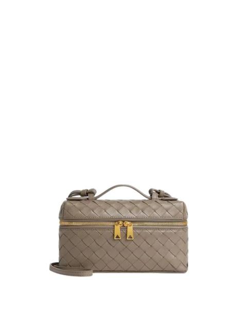 Bottega Veneta Bottega V. Limestone Intrecciato Vanity Case New $2850