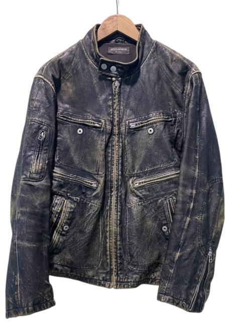 Other Designers Japanese Brand - 🔥Vintage Wind Armor Nichiwa Leather Biker Multipocket Jacket