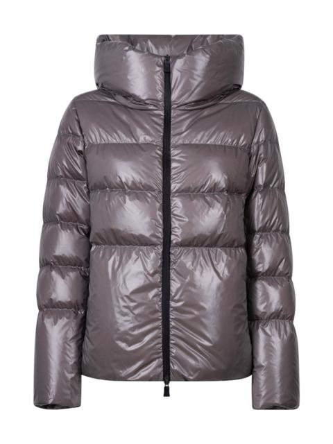Herno Women Piumino Laminar In Glazed Ripstop 2L