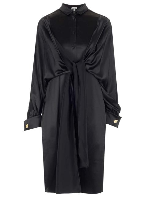 Loewe Knot Dress Dresses Black
