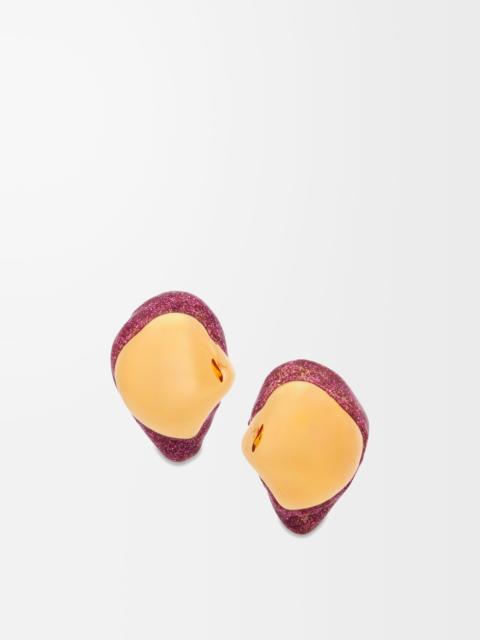 Loewe Foam Drip earrings in sterling silver and enamel