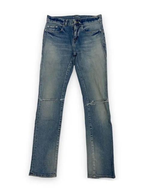 Saint Laurent Distressed Style Denim Pant