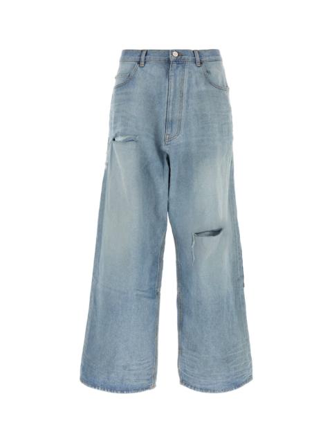 BALENCIAGA Denim wide-leg jeans