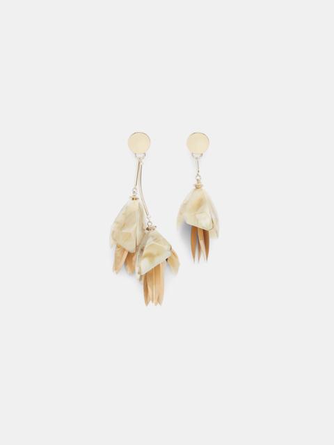 DOROTHEE SCHUMACHER FLOWER POWER asymmetric earrings