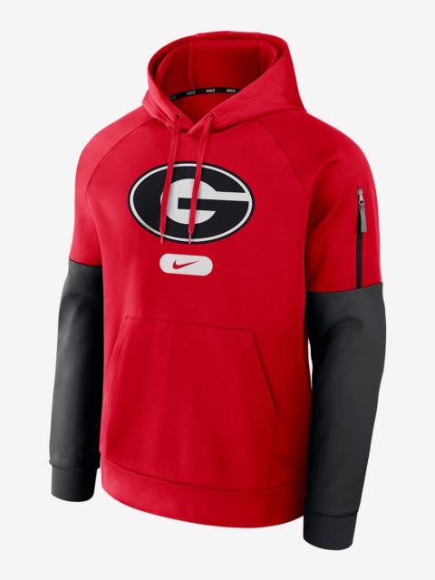 Nike Georgia Bulldogs Fitness Men’s Nike Therma College Pullover Hoodie