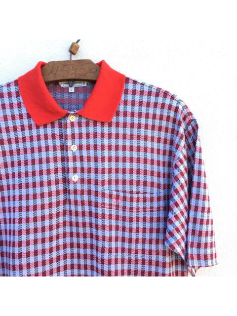 Vintage Valentino Garavani Uomo Checkered Pocket Polo Shirt