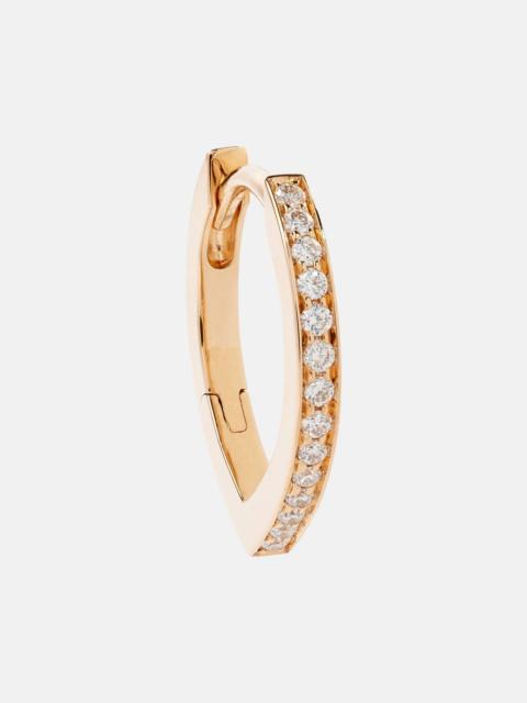 REPOSSI Antifer 18kt rose gold single earring with diamonds