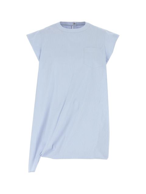sacai Embroidered poplin top