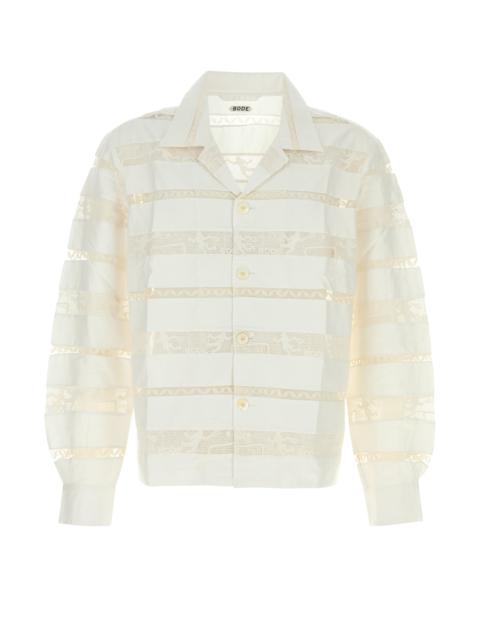 BODE White poplin shirt