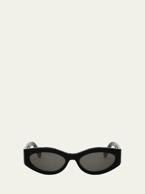 Men's Monochroms Acetate Oval Sunglasses