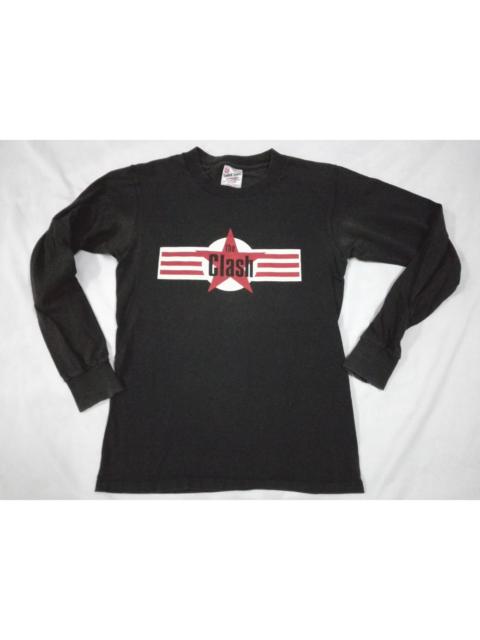 Other Designers Vintage - Very Rare The Clash Tee Army Military Logo