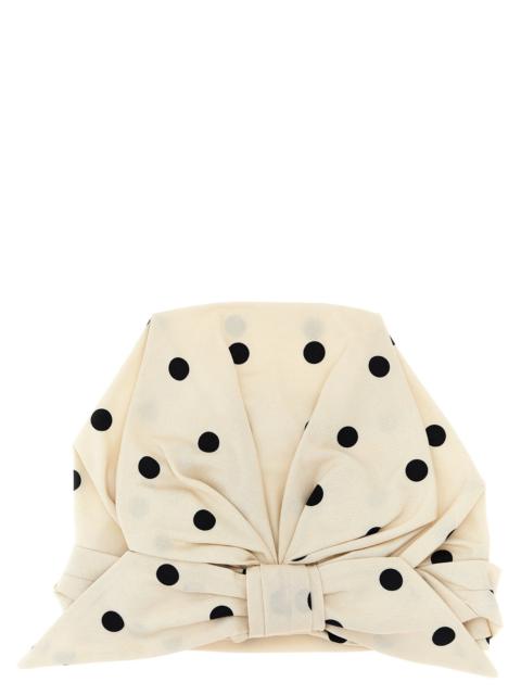 Valentino Garavani Women Valentino Garavani 'Vlogo' Silk Turban