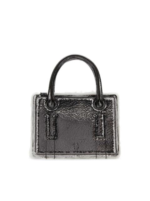 Other Designers Dentro Lead Leather Mini Otto Handbag