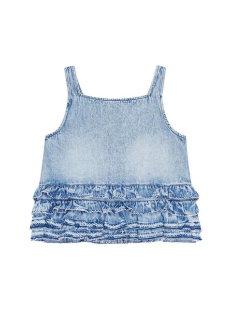 GANNI Organic cotton denim top