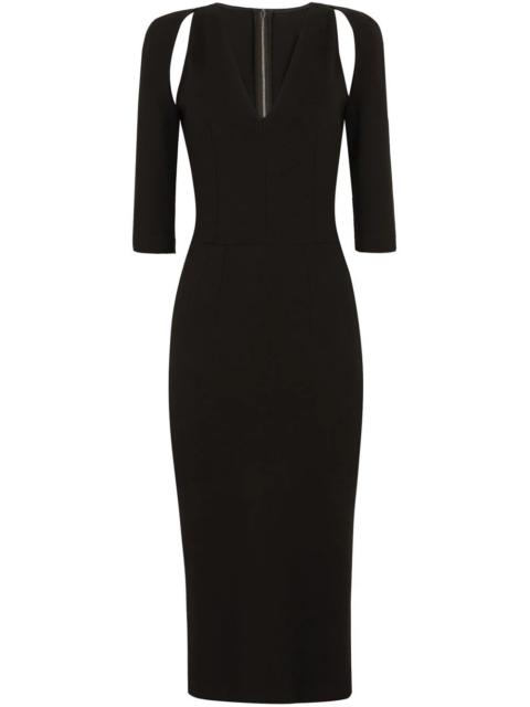Dolce & Gabbana cut-out midi dress