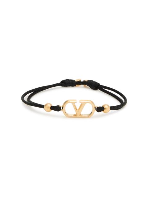 Valentino Valentino Garavani VLogo Cord Bracelet