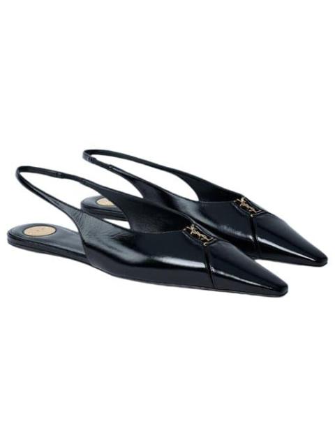 SAINT LAURENT Leather flats