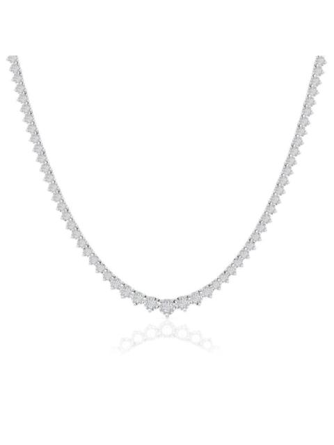 Other Designers Brilliant Diamond Riviera Necklace S925