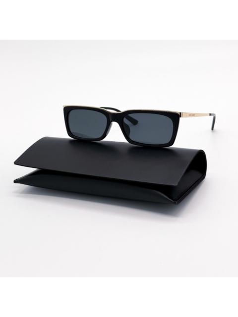 SAINT LAURENT New Saint Laurent Black Unisex Square Sunglasses SL766/F 001