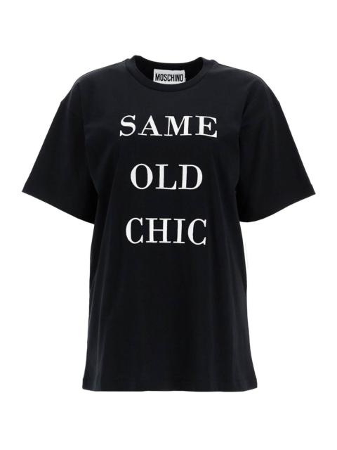 Moschino "OVERSIZED T-SHIRT WITH SAME OLD