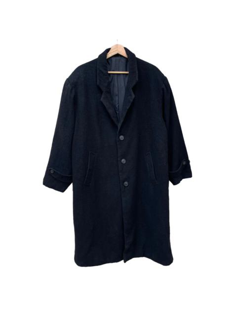 Other Designers Vintage - 💥JAPAN NEO BLOOD BUTTON WOOL LONG COAT