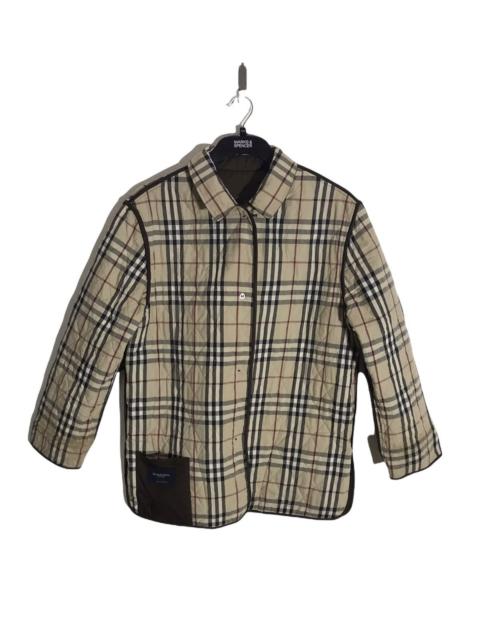 Burberry BURBERRY LONDON QUILTED JACKET CHECKERED MADE IN ENGLAND