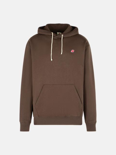 New Balance BROWN COTTON SWEATSHIRT