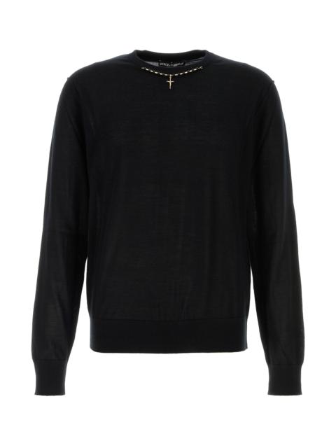 Dolce & Gabbana Black cashmere sweater