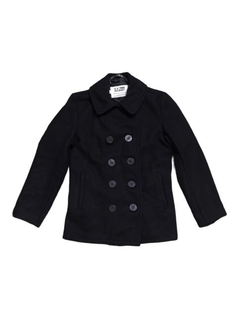 Other Designers Vintage - Steals‼️Vintage Schott NYC Pea Military Style Wool Coat