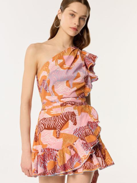 Poupette St Barth Mini Dress Corinne - Pink Ashanti