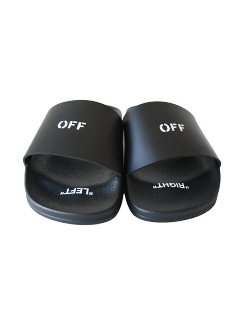 Off-White Off White Off Stamp Slider Black