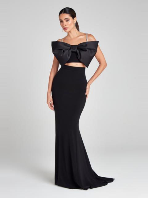 NADINE MERABI Carolina Black Maxi Skirt