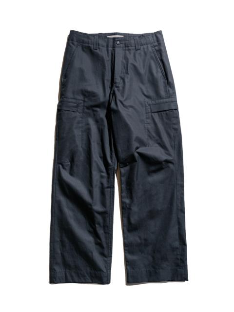 NORSE PROJECTS Hans Gear Cotton Twill Cargo Pants Charcoal Grey