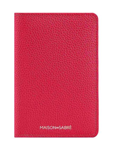 MAISON de SABRÉ MAISON de SABRÉ Leather Passport Holder in Shibuya Fuchsia at Nordstrom