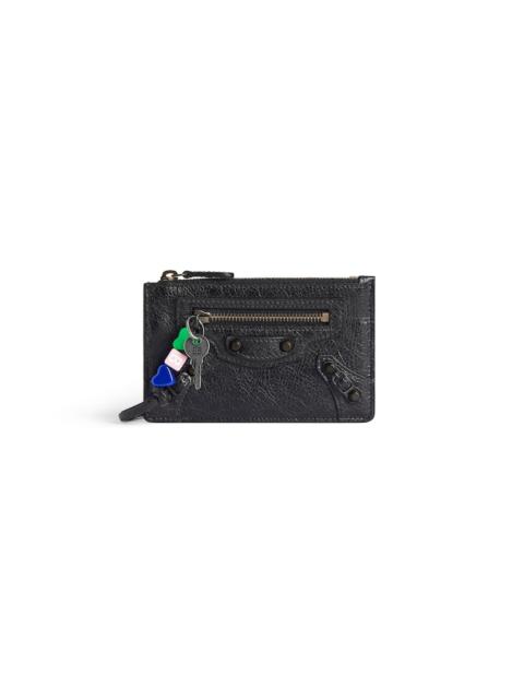 BALENCIAGA Women's Le City Long Coin And Card Holder in Black